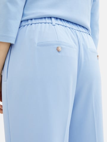 Wide Leg Pantalon à pince Tom Tailor Women + en bleu