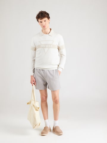 GUESS Pulover 'MARK' | bela barva