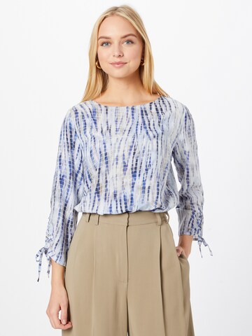 Cartoon Blouse in Blauw: voorkant