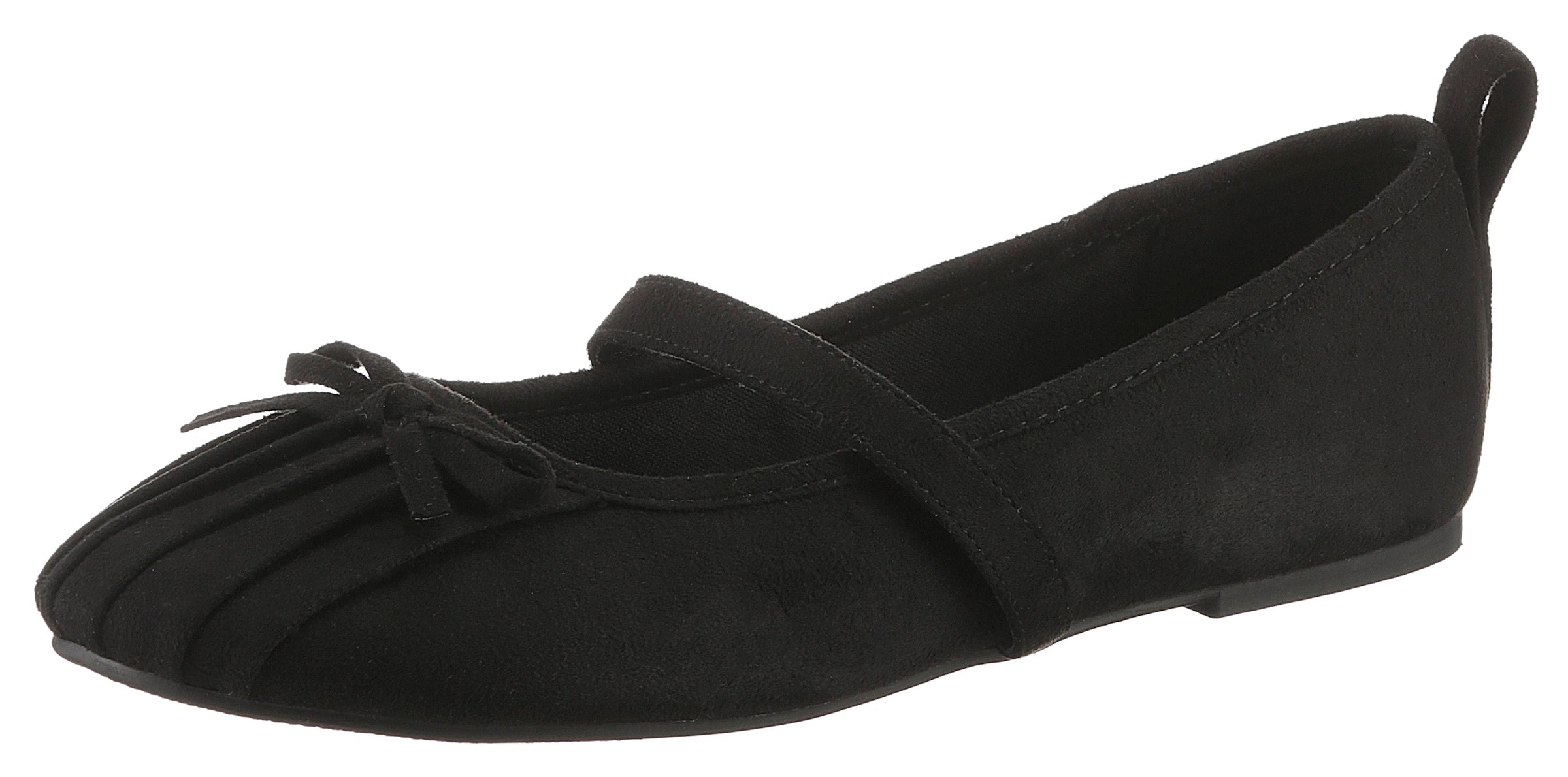 Aniston Ballerina in Schwarz: Vorderseite