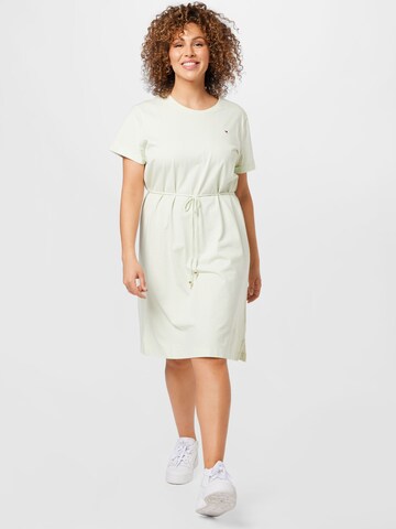 Tommy Hilfiger Curve Dress 'Cool' in Green: front