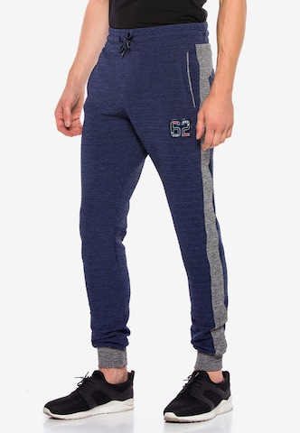 CIPO & BAXX Tapered Pants in Blue