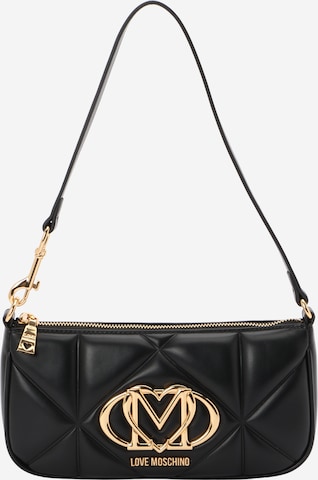Geantă de umăr de la Love Moschino pe negru: față