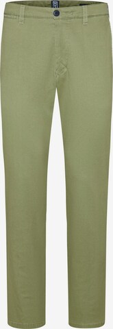 MEYER Chino Pants in Green: front