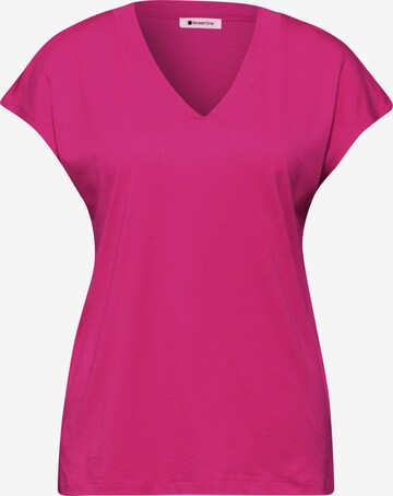 STREET ONE Shirt in Pink: front