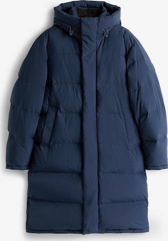 Tommy Jeans Pitkä talvitakki värissä sininen: etupuoli