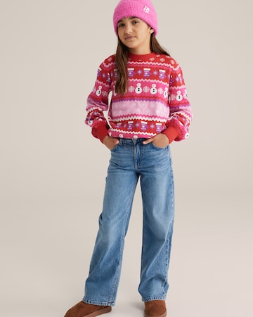 WE Fashion Pullover in Rot