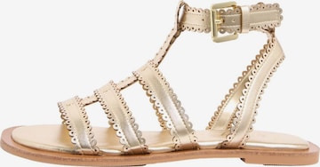 auksinė Lipsy Sandalai: priekis