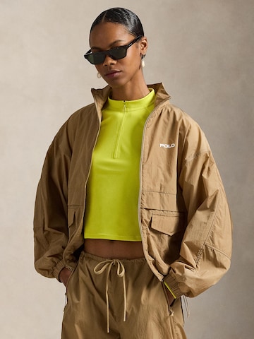 Polo Ralph Lauren Prechodná bunda - Hnedá: predná strana