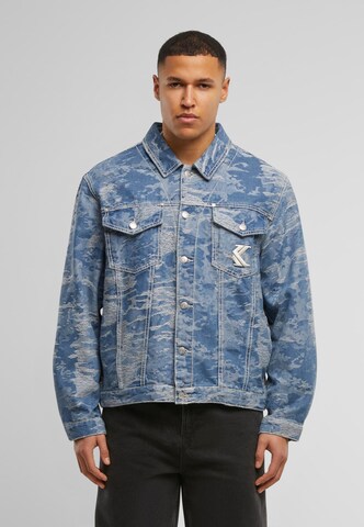 Karl Kani Jacke in Blau: Vorderseite
