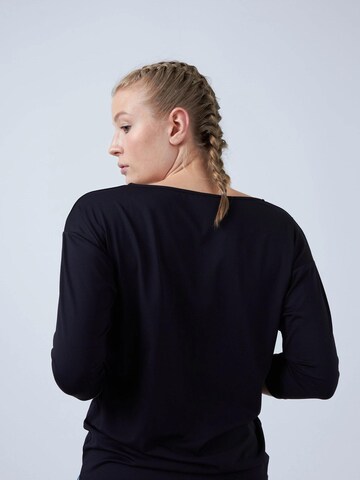 SPORTKIND Shirt '3/4 Loose Fit' in Black