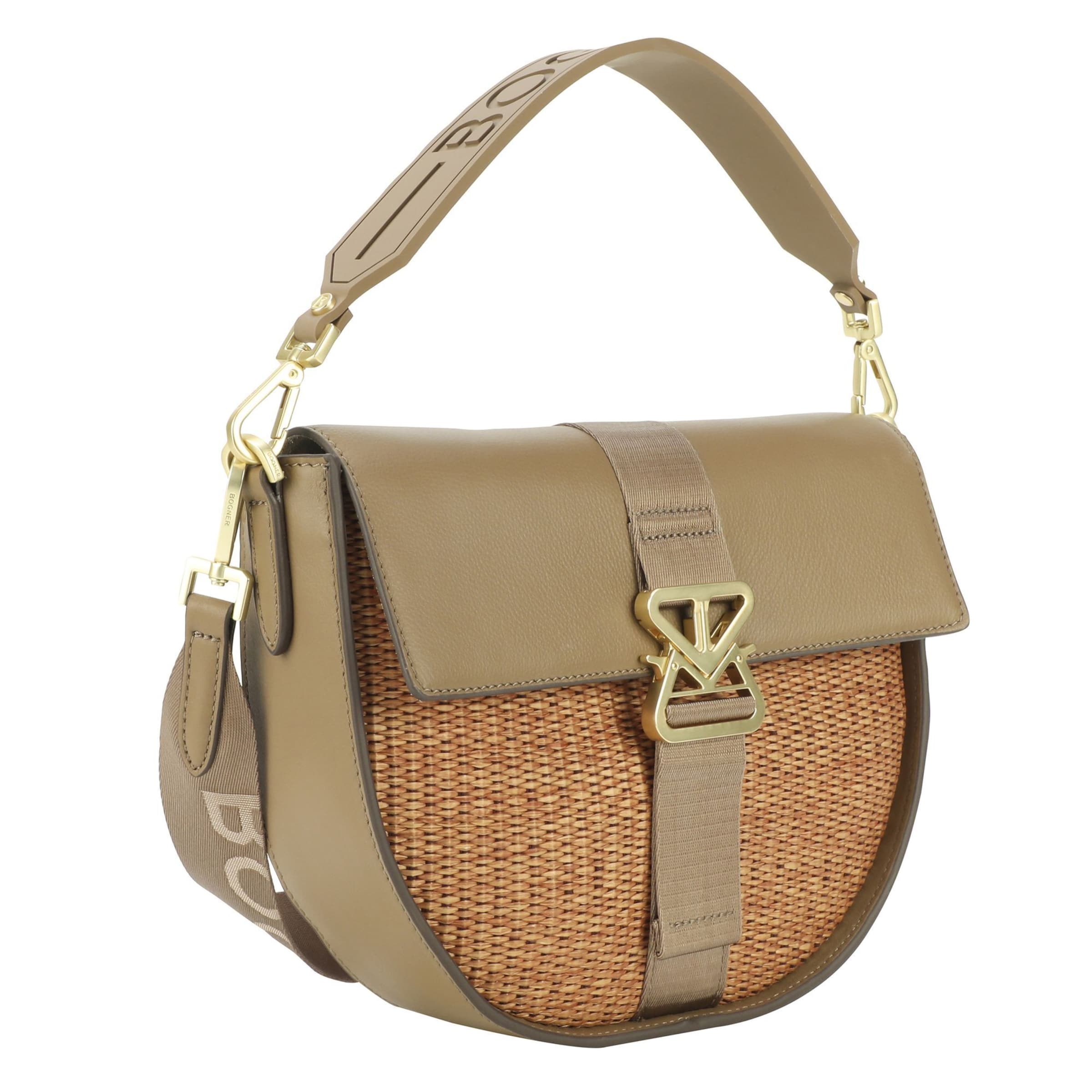 BOGNER Schoudertas 'Zuoz Cassy' in Bruin