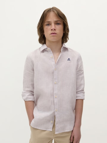 Coupe regular Chemise Scalpers en rouge : devant
