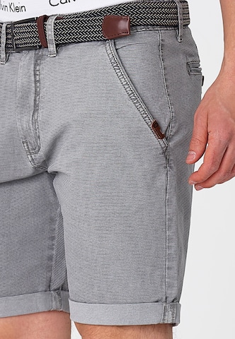 INDICODE JEANS Regular Chino 'Caedmon' in Grijs