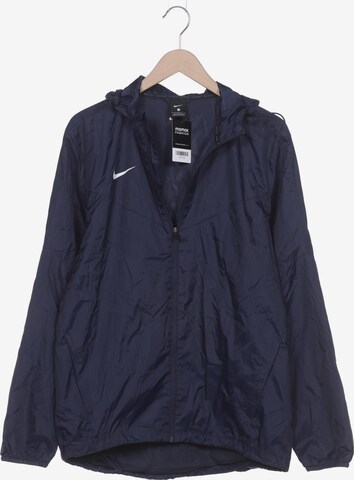 NIKE Jacket & Coat in L in Blue: front