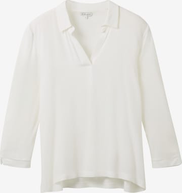 Camicia da donna di TOM TAILOR in bianco: frontale