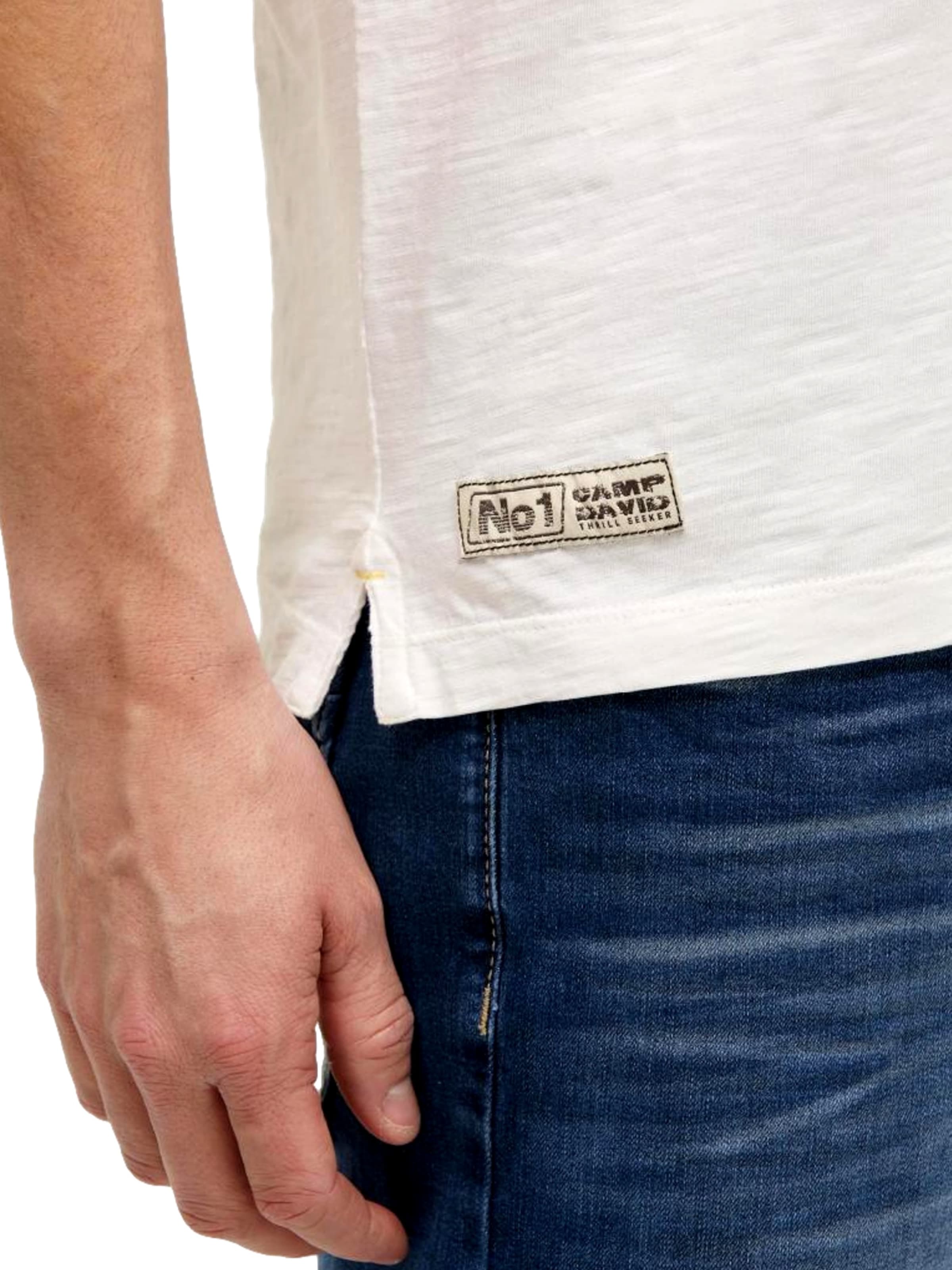 CAMP DAVID Shirt 'Dune Crusher' in White