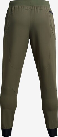 UNDER ARMOUR Regular Workout Pants 'Unstoppable' in Green