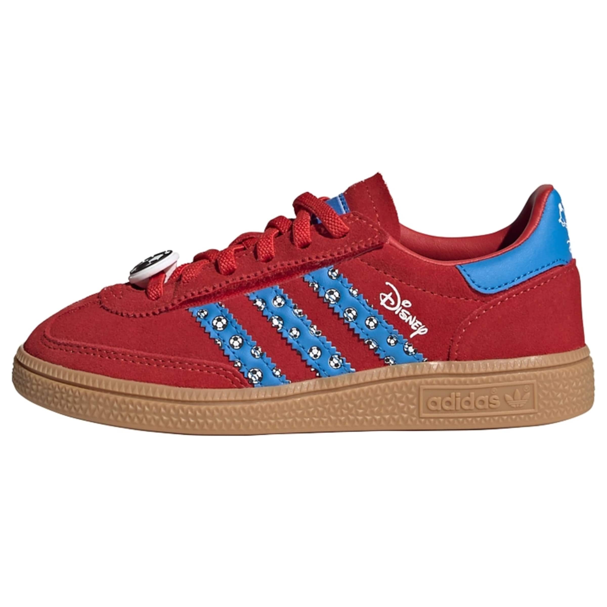 ADIDAS ORIGINALS Sneakers 'Disney Handball Spezial Comfort Closure' in Red: front