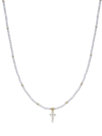 Luxenter - Cadena 'Nyali' en blanco: frente