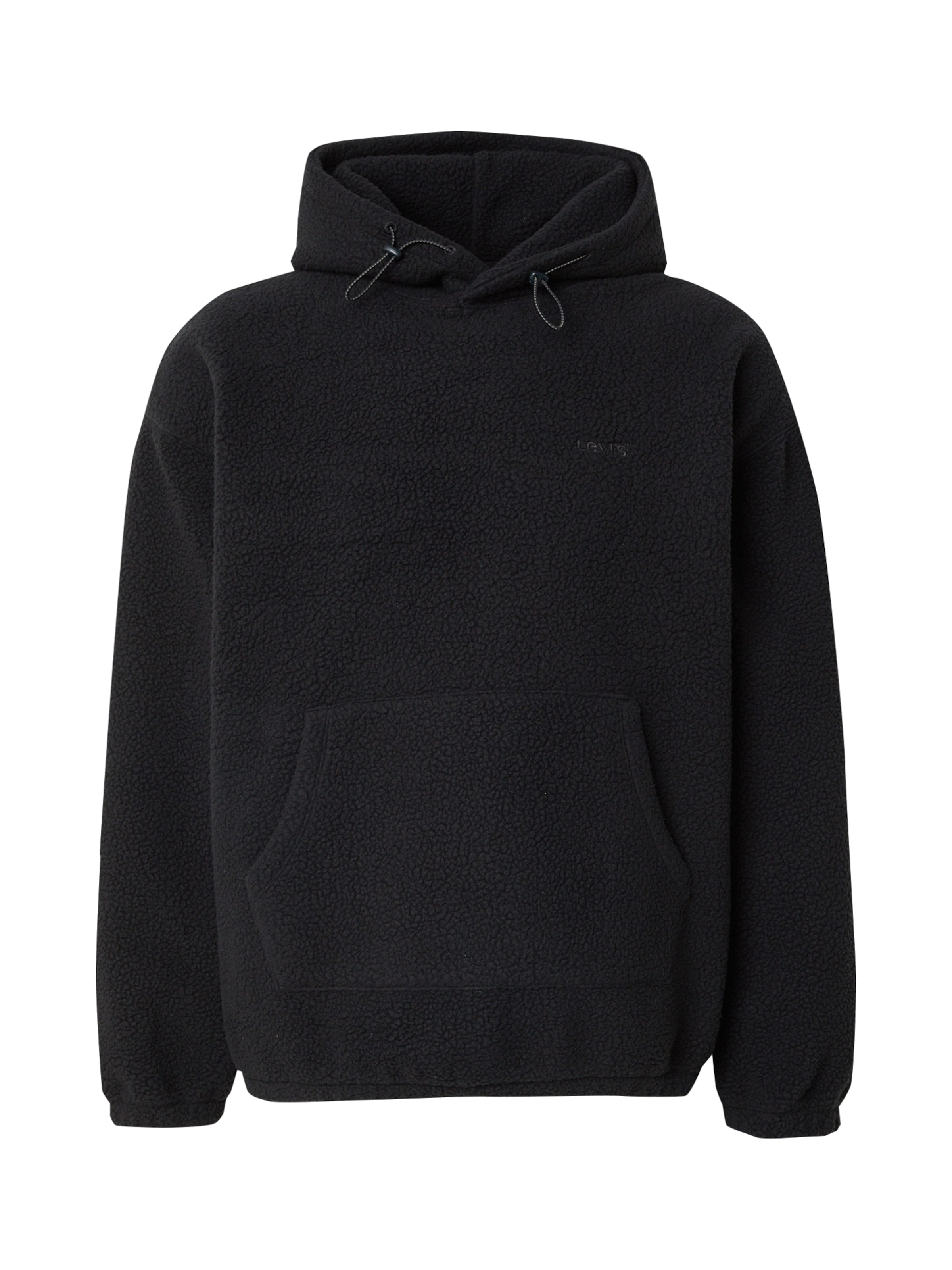 juoda LEVI'S ® Megztinis be užsegimo 'Cozy Up Hoodie': priekis