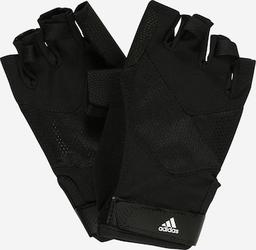 ADIDAS SPORTSWEAR - Guantes deportivos en negro: frente