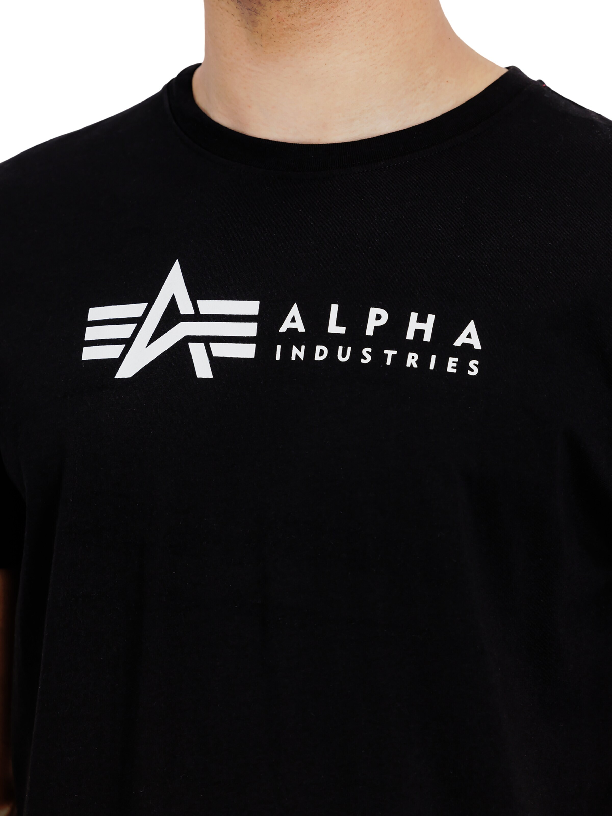ALPHA INDUSTRIES Shirt‌‌‌‌‌‌‌‌ in Schwarz