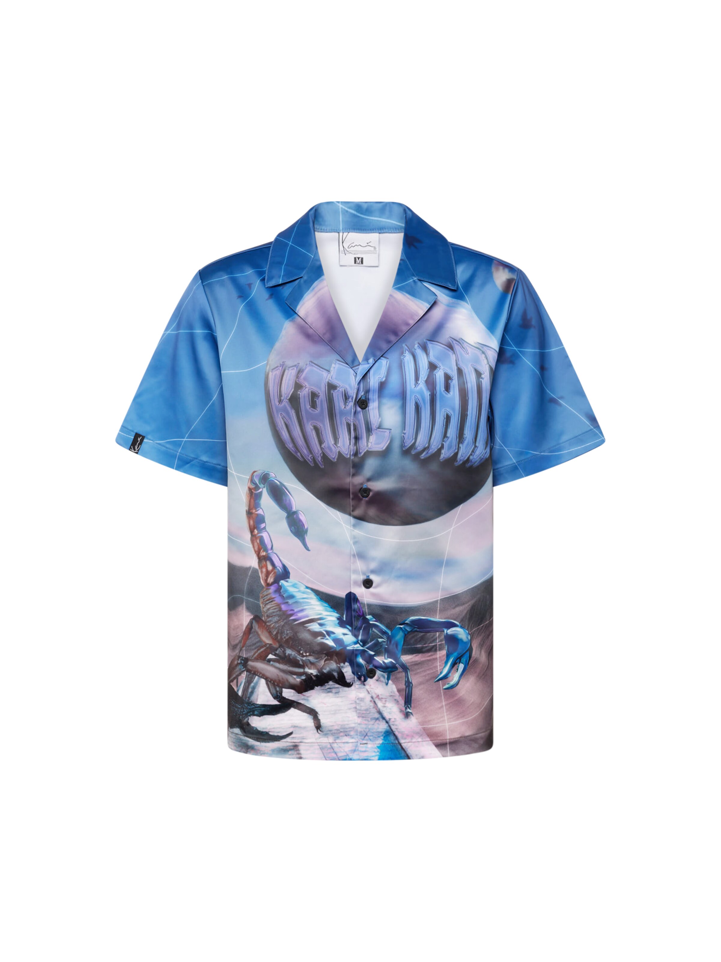 Karl Kani Regular fit Overhemd in Blauw: voorkant