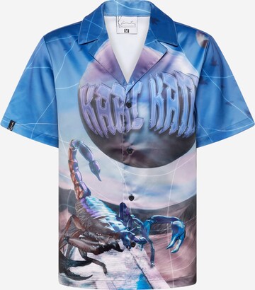 Karl Kani Regular fit Overhemd in Blauw: voorkant