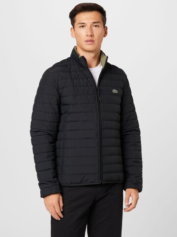 LACOSTE Between-season jacket in Black: front