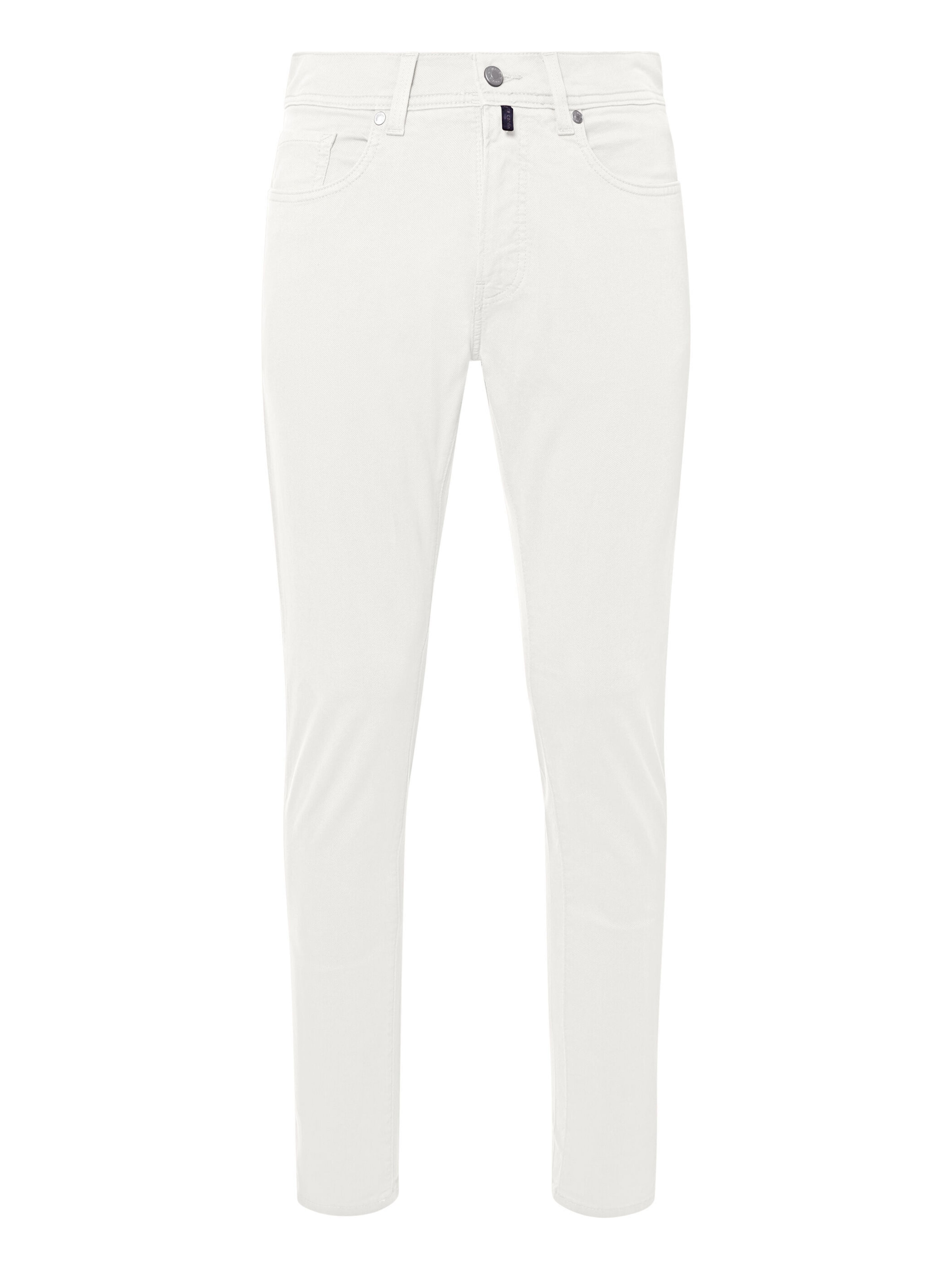 Regular Pantalon chino 'Lyon' PIERRE CARDIN en blanc : devant