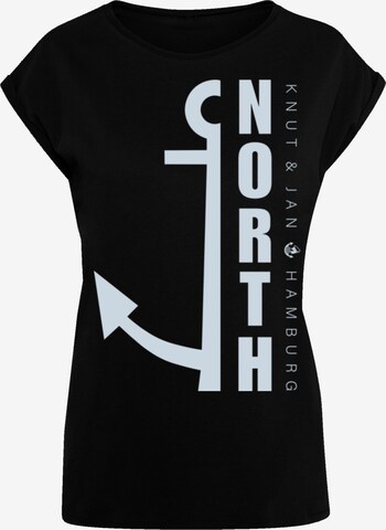 F4NT4STIC Shirt 'North Anker' in Black: front