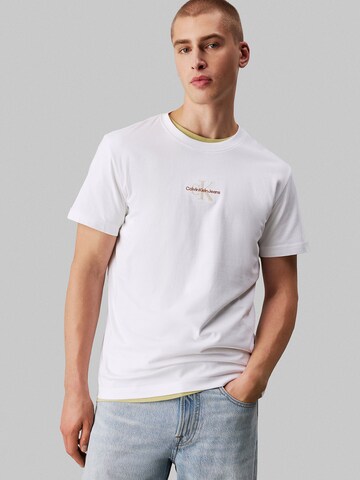 Calvin Klein Jeans Shirt in White: front