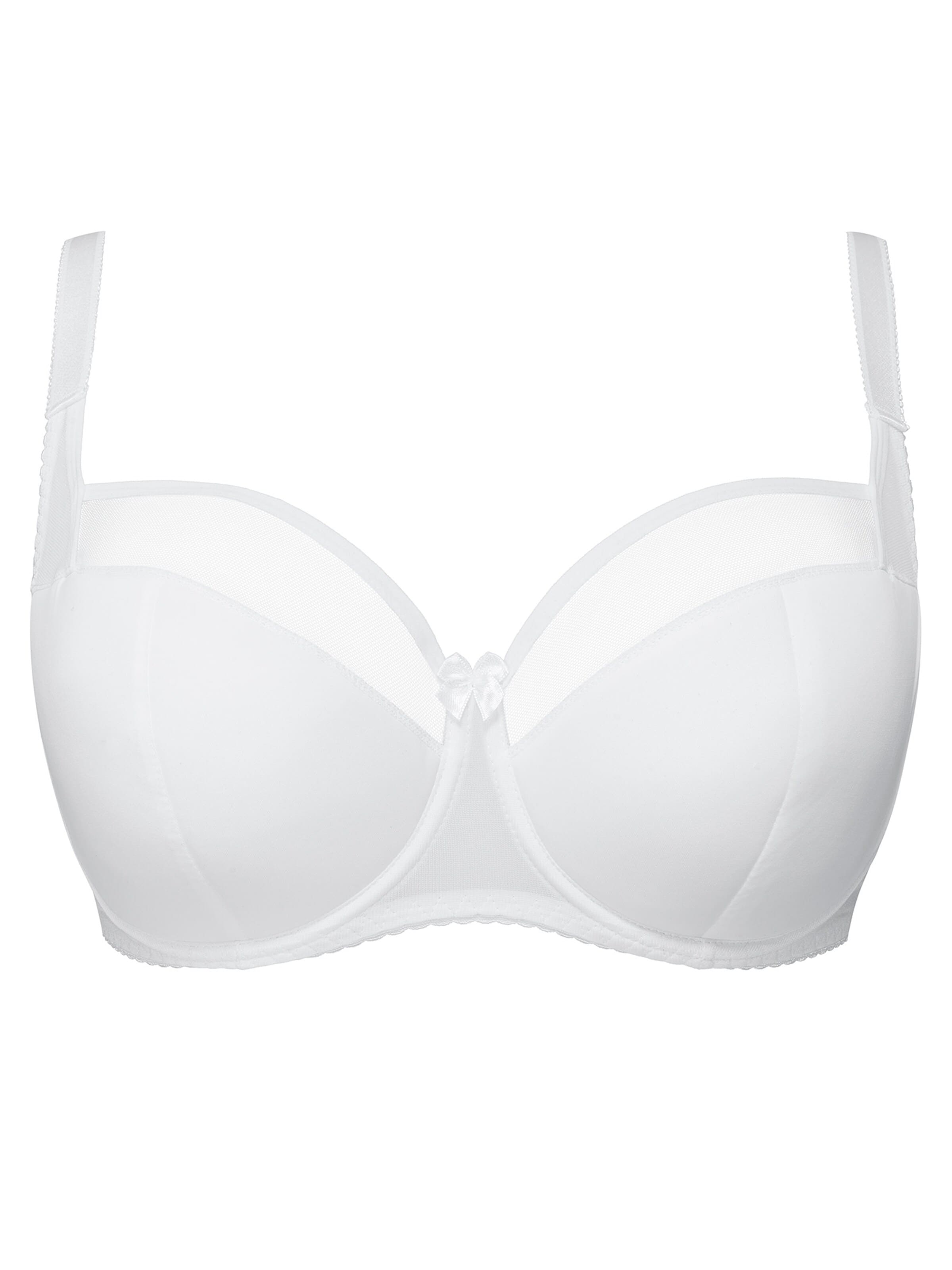 Azal T-shirt Bra 'Nikola' in White: front