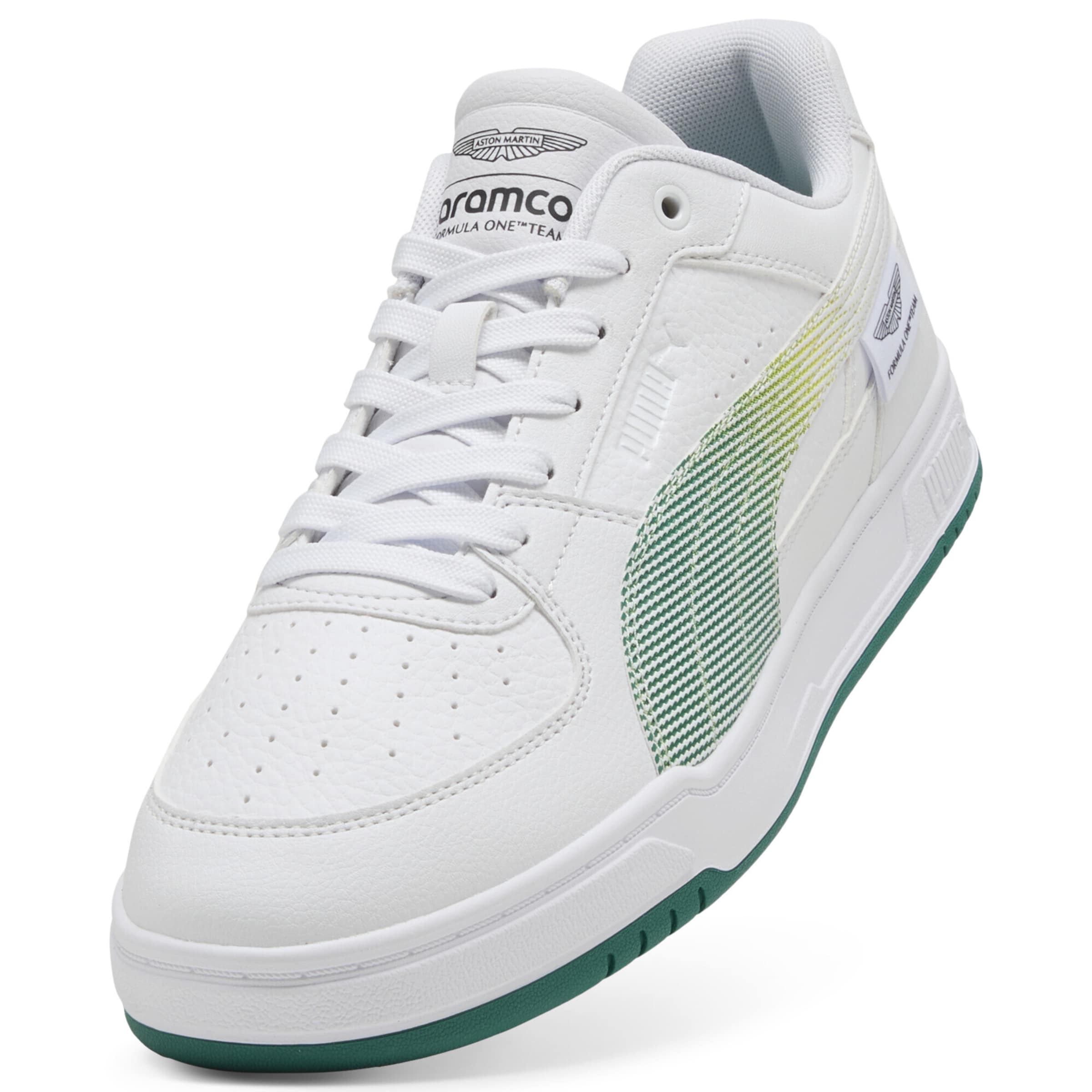 PUMA Sneaker 'Puma x Aston Martin Aramco F1® Team Caven III' in Weiß