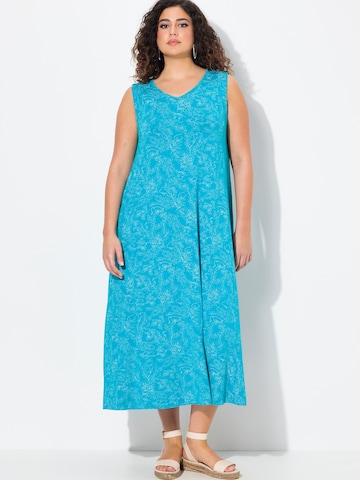 Ulla Popken Summer dress in Blue: front