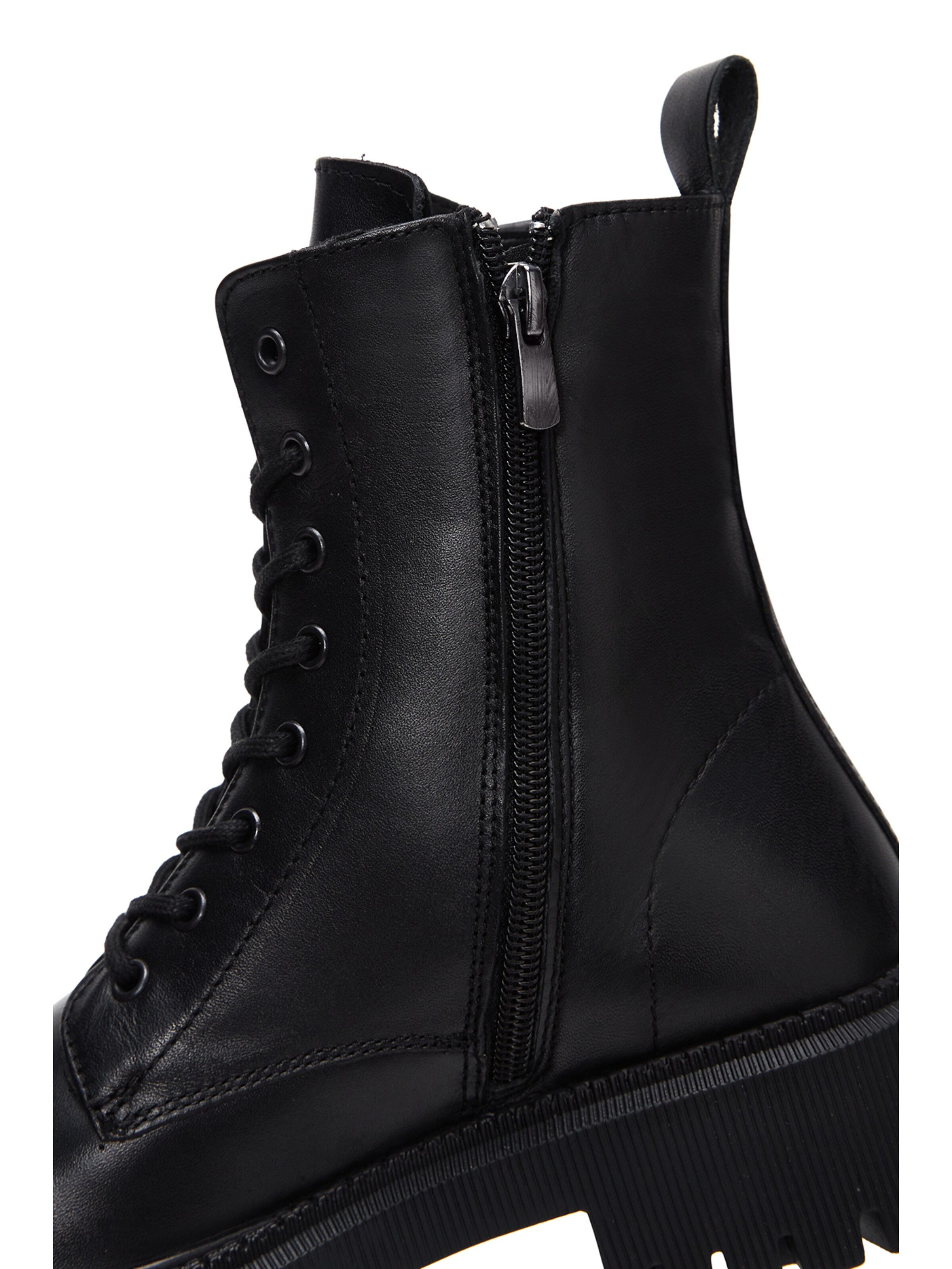 Derimod Lace-up bootie in Black