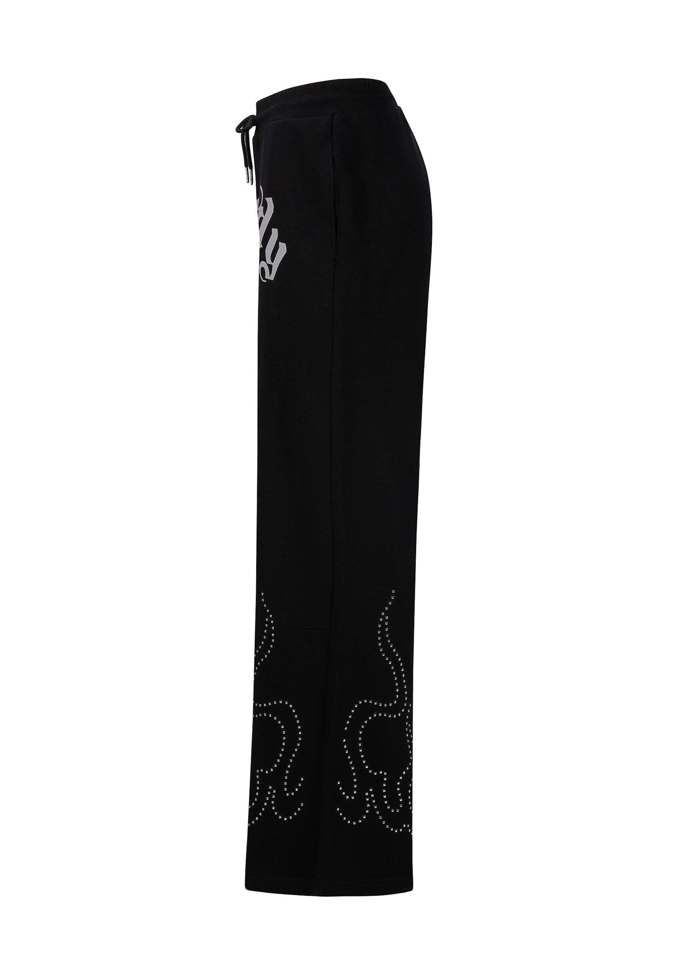 Ed Hardy - Loosefit Pantalón en negro
