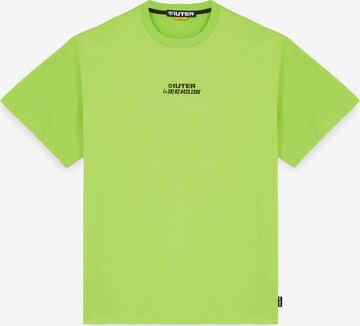 IUTER Shirt in Groen: voorkant