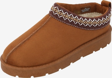 Palado by Sila Sahin Slippers 'Saiyumi' in Brown: front