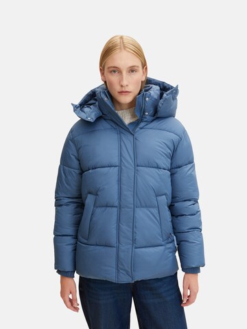 TOM TAILOR Winterjas in Blauw: voorkant