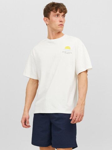 JACK & JONES Bluser & t-shirts 'HOLIDAY' i hvid: forside