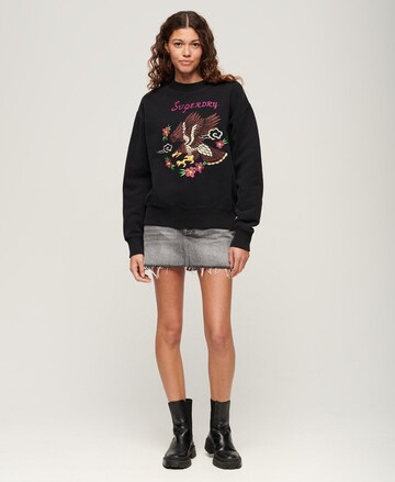 Superdry Sweatshirt in Schwarz