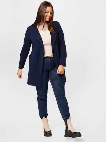 ONLY Carmakoma Between-Seasons Coat 'Betty' in Blue