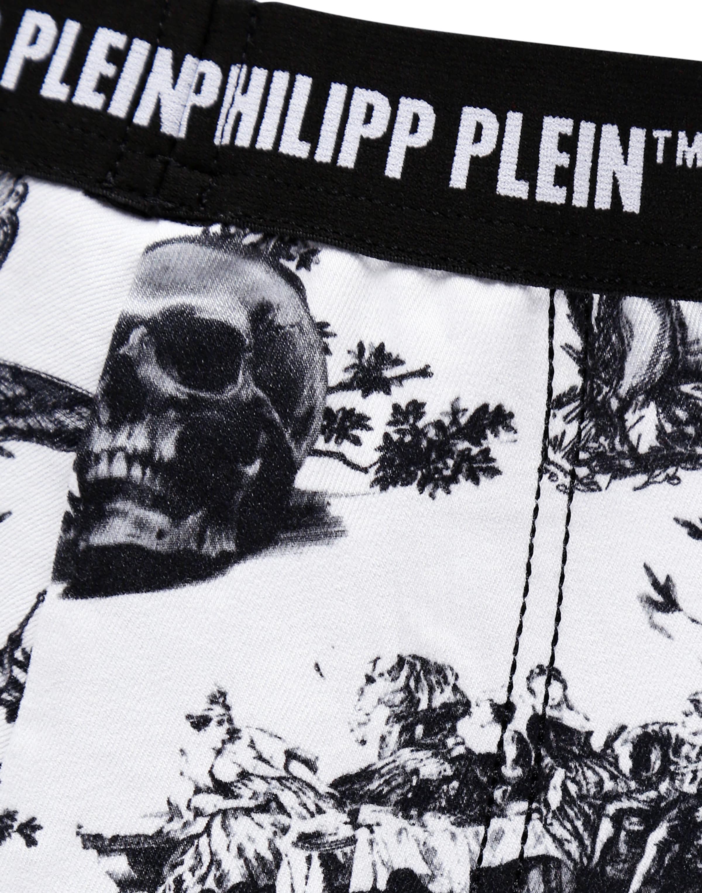 Philipp Plein - Slimfit Pantalón 'En Plein Air' en blanco