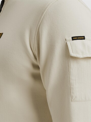 PME Legend Collegepaita 'Pullover with half-zip' värissä beige