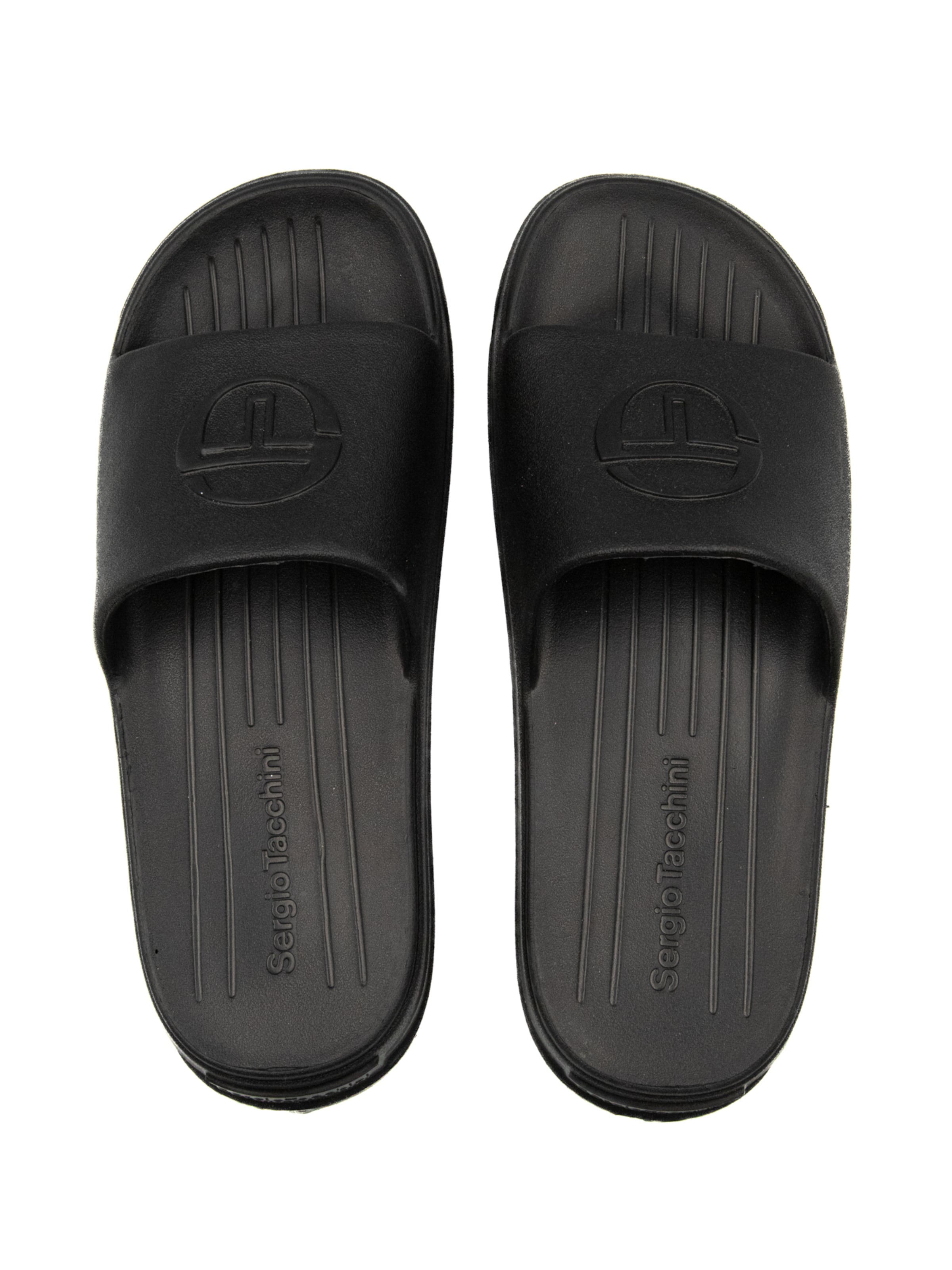 Sergio Tacchini Badeschuh ' CUP SLIDE ' in Schwarz