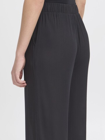 Wide leg Pantaloni 'ICHMarrakech' di ICHI in nero