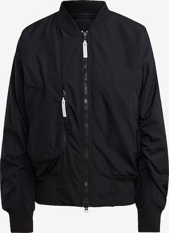 ADIDAS BY STELLA MCCARTNEY - Chaqueta de entretiempo en negro: frente