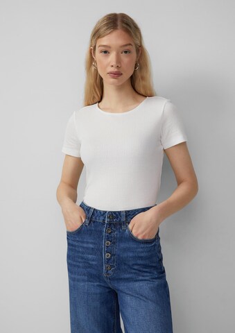 QS Shirt in Wit: voorkant